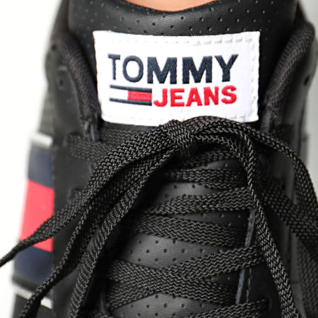 Tommy Jeans - Baskets Flexi Perf Leather Runner 0580 Black