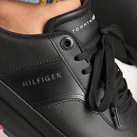 Tommy Hilfiger - Baskets Corporate Leather Runner 2996 Black