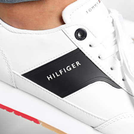 Tommy Hilfiger - Baskets Corporate Leather Runner 2996 White