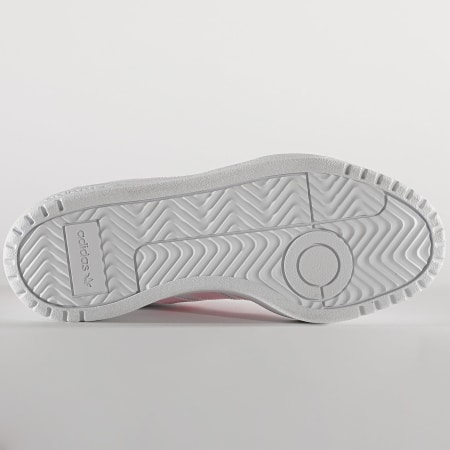Adidas Originals - Baskets Femme Team Court FW5071 Footwear White Cloud Pink