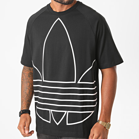 Adidas Originals - Tee Shirt Big Trefoil Outline GE6229 Noir