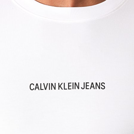 Calvin Klein - Tee Shirt Stretch Logo 6465 Blanc