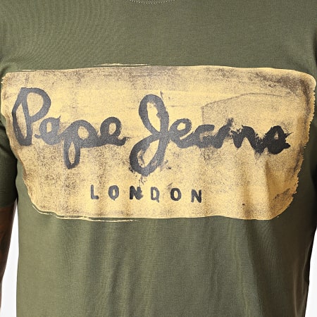 Pepe Jeans - Tee Shirt Charing Vert Kaki