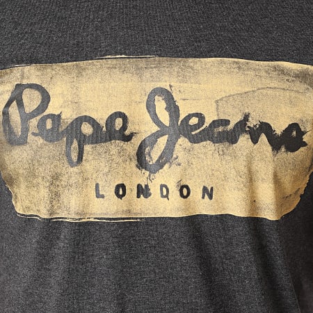 Pepe Jeans - Tee Shirt Charing Gris Anthracite Chiné