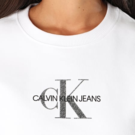 Calvin Klein - Sweat Crewneck Femme 5145 Blanc