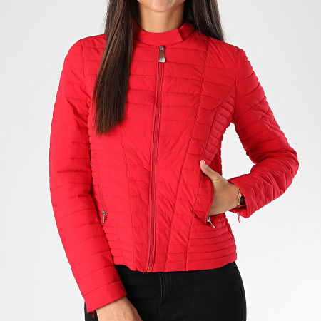 Guess - Doudoune Femme W0BL1I-W6NW0 Rouge