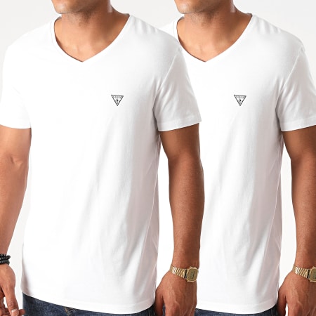 Guess - Lot De 2 Tee Shirts Col V U97G03-JR003 Blanc