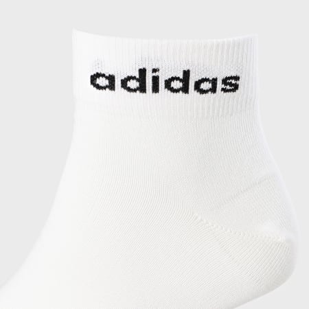 Adidas Performance - Lote de 3 pares de calcetines blancos GE1380