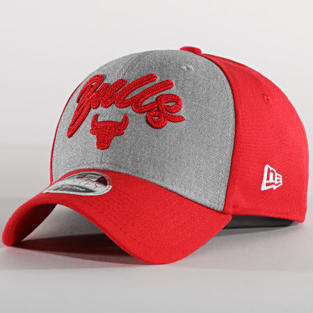 New Era - Casquette 9Forty Stretch Snap 60003042 Chicago Bulls Rouge Gris