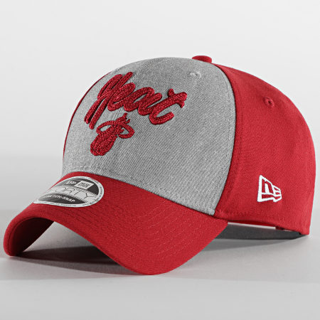 New Era - Casquette 9Forty Stretch Snap 60003033 Miami Heat Rouge Gris