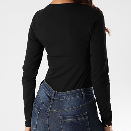 Emporio Armani - Tee Shirt Femme Manches Longues 163229-0A317 Noir