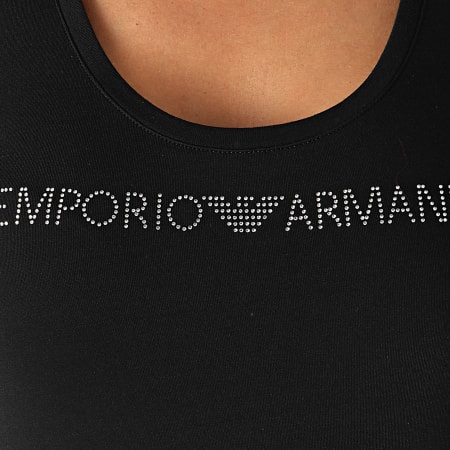 Emporio Armani - Débareur Femme A Strass 163319-0A263 Noir