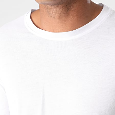 Frilivin - Tee Shirt Manches Longues Oversize Blanc