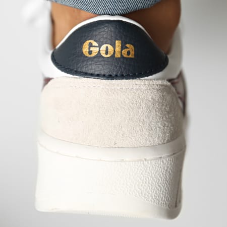 Gola - Baskets Grand Slam Classic CMB117 White Burgundy Navy