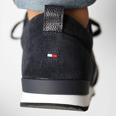 Tommy Hilfiger - Baskets Iconic Leather Suede Mix 0924 Midnight