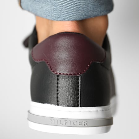 Tommy Hilfiger - Baskets Essential Leather Detail Vulcan 2977 Black