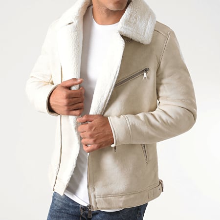 Frilivin veste col discount mouton