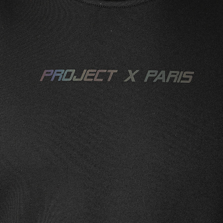 Project X Paris - Sweat Crewneck 2020082 Noir Réfléchissant Iridescent