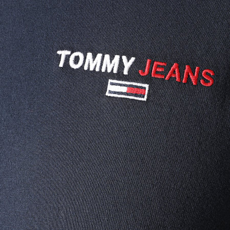 Tommy Jeans - Tee Shirt Manches Longues Corp 9402 Bleu Marine
