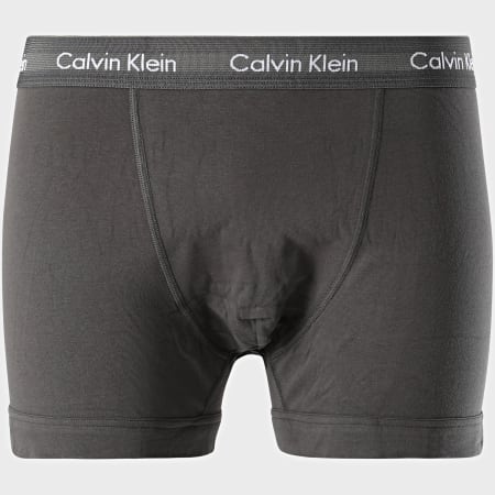 Calvin Klein - Lot De 3 Boxers U2662G Rouge Gris Noir