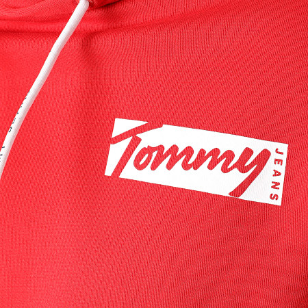 Tommy Jeans - Sweat Capuche Essential Graphic 8406 Rouge