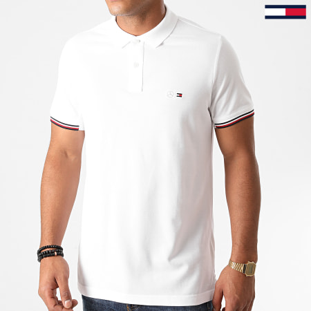 Tommy Hilfiger - Polo Manches Courtes 2 MB Mercedes 8678 Blanc