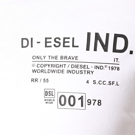 Diesel - Tee Shirt Diegos A00827-0HAYU Blanc