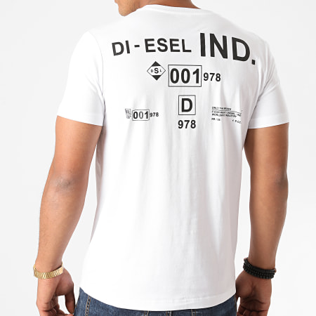 Diesel - Tee Shirt Diegos A00827-0HAYU Blanc