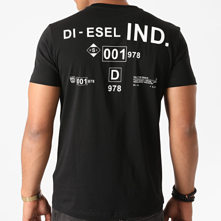 Diesel - Tee Shirt Diegos A00827-0HAYU Noir