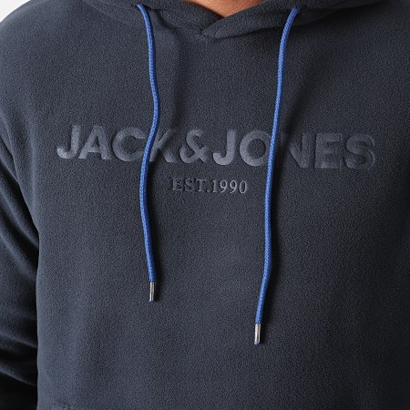 Jack And Jones - Sweat Capuche Neuby Bleu Marine