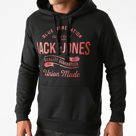 Jack And Jones - Sweat Capuche Jeanswear Noir