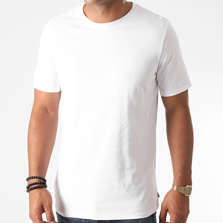 Jack And Jones - Camiseta Básica Orgánica Blanca