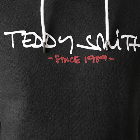 Teddy Smith - Sweat Capuche Siclass 2 Noir