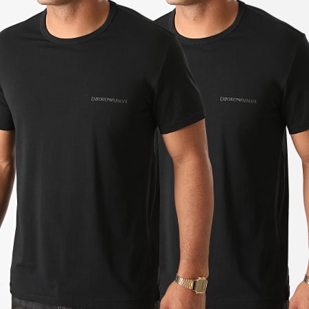 Emporio Armani - Lot De 2 Tee Shirts 111267-0A717 Noir