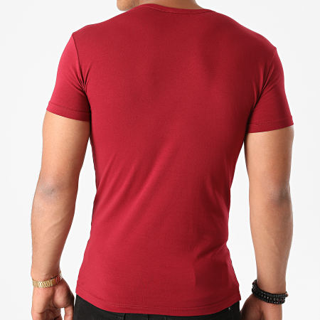 Emporio Armani - Lot De 2 Tee Shirts 111670-0A715 Bleu Marine Rouge