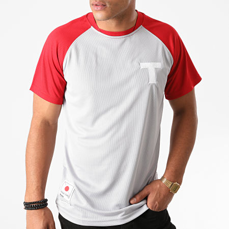 Okawa Sport - Tee Shirt De Sport Warner 2 Gris Rouge