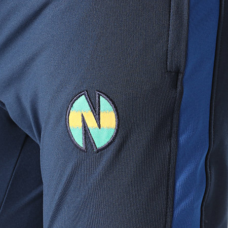 Okawa Sport - Pantalon Jogging A Bandes Newteam 1 Bleu Marine