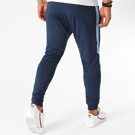 Okawa Sport - Pantaloni da jogging a bande blu navy