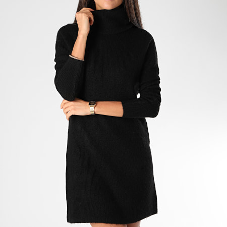 Only - Robe Pull Femme Manches Longues Jana Noir