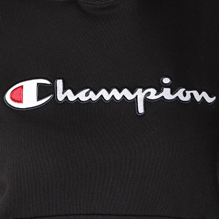 Champion - Sweat Capuche Femme 113185 Noir