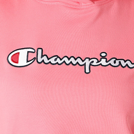 Champion - Sweat Capuche Femme 113185 Rose