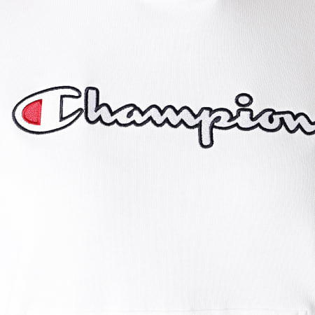 Champion - Sweat Capuche Femme 113185 Blanc