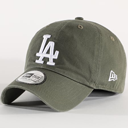 New Era - Casquette Washed Casual Classic 12489966 Los Angeles Dodgers Vert Kaki