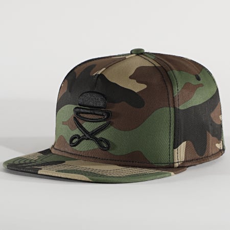 Cayler And Sons - Casquette Snapback Icon CS1132 Camouflage Vert Kaki