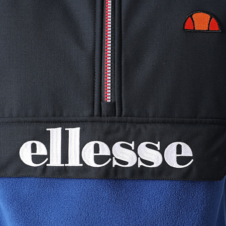 Ellesse - Ellesse -Sweat Col Zippé Capuche Freccia SHG09756 Bleu Marine Bleu Roi