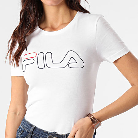 Fila - Tee Shirt Femme Ladan 683179 Blanc