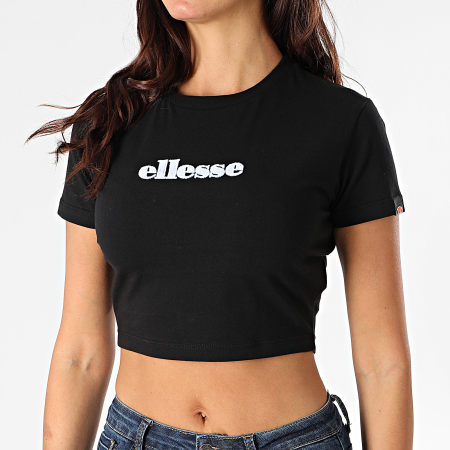 Ellesse - Tee Shirt Crop Femme Siderea SGG09623 Noir
