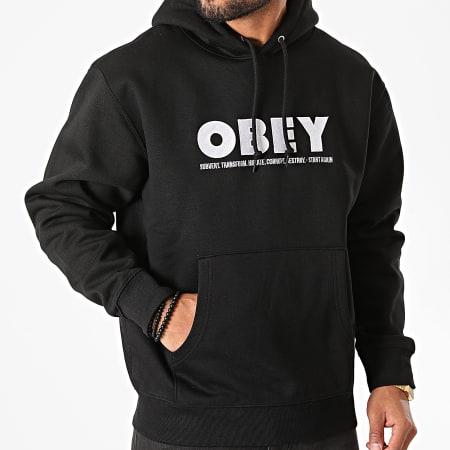 Obey - Sweat Capuche Hubbs Noir