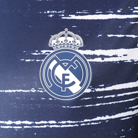Adidas Sportswear - Tee Shirt De Sport Real Madrid FC FQ7892 Bleu Marine Blanc