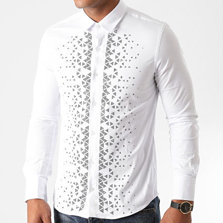 chemise laqué blanc légèrement galbé 43 cm 10 x Cintre blouse LE GÉANT DU CINTRE